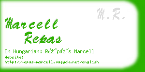 marcell repas business card